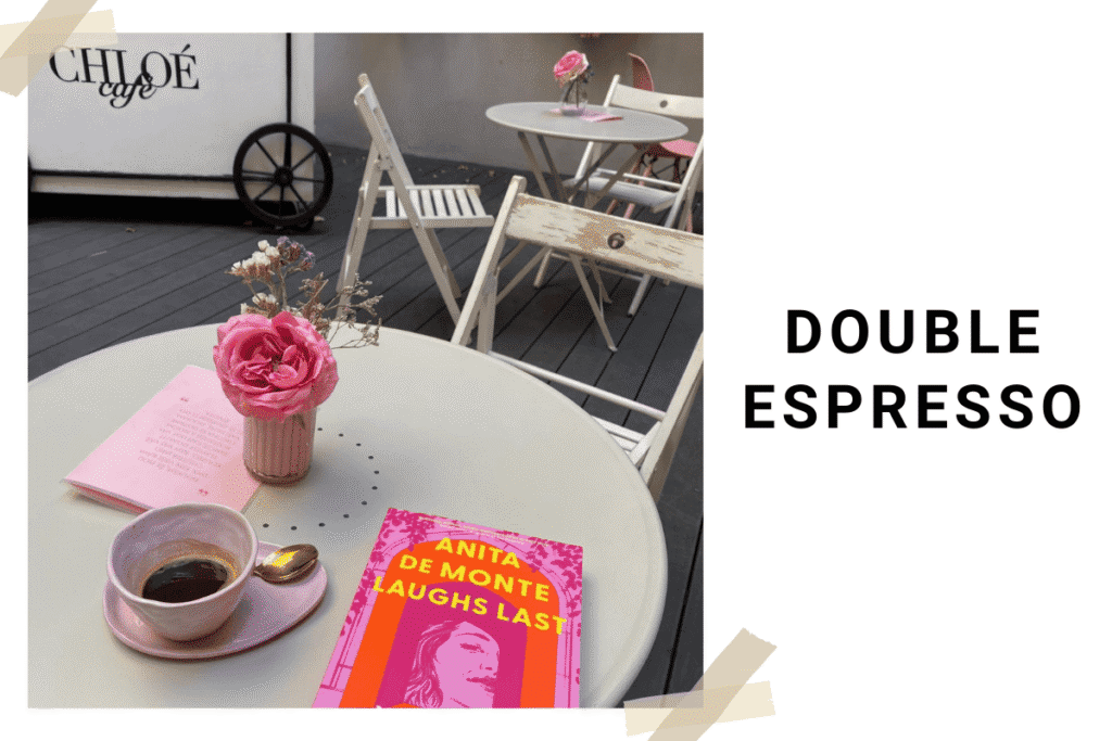 Double espresso at Chloé Café in Prague 1 – one of the most Instagrammable Prague cafes