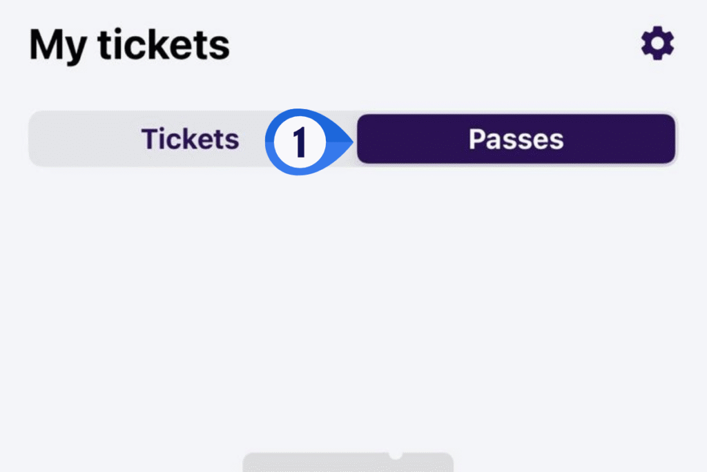 PID Lítačka app toggle showing Tickets and Passes tabs with Passes selected